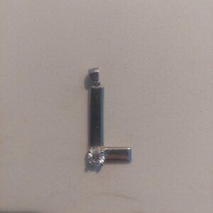 White Gold Pendant with Diamond